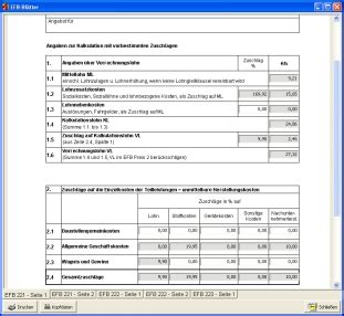 Urkalkulation formblatt 223 pdf : Formblatt 221 Excel Vorlage Kostenlos