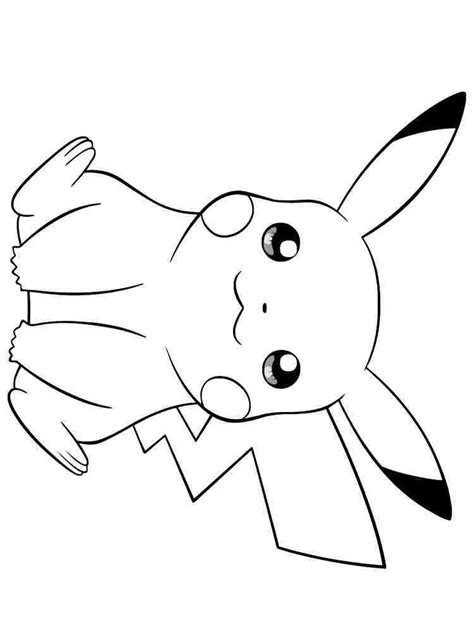 Baby Pikachu Coloring Pages Sketch Coloring Page