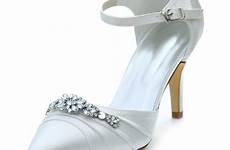 heel jjshouse wedding satin women pumps stiletto toe closed silk loading shoes
