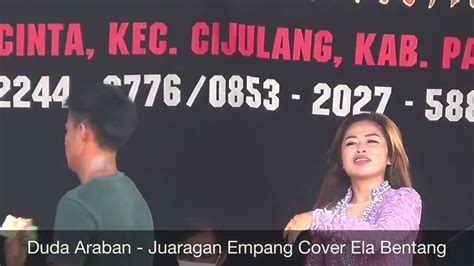 Duda Araban Juaragan Empang Cover Ela Bentang Live Show Pamayangsari