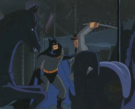 Batman The Animated Series Original Production Cel Obg Batman Robin S