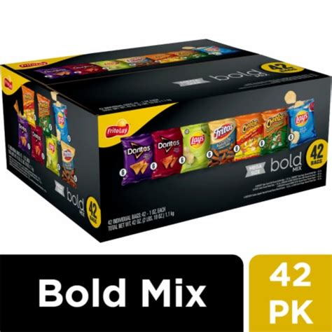 Frito Lay Bold Mix Chips Variety Pack 42 Ct 1 Oz Harris Teeter