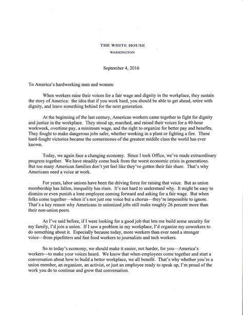 Dear president, i am a graduate from wuhan university,china and planning to study in your university this summer. Read President Obama's Open Letter to America's ...