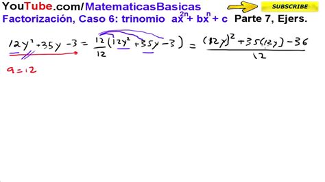 Factorizacion Caso Ejercicios Trinomio Ax Bx C Ejemplos Parte