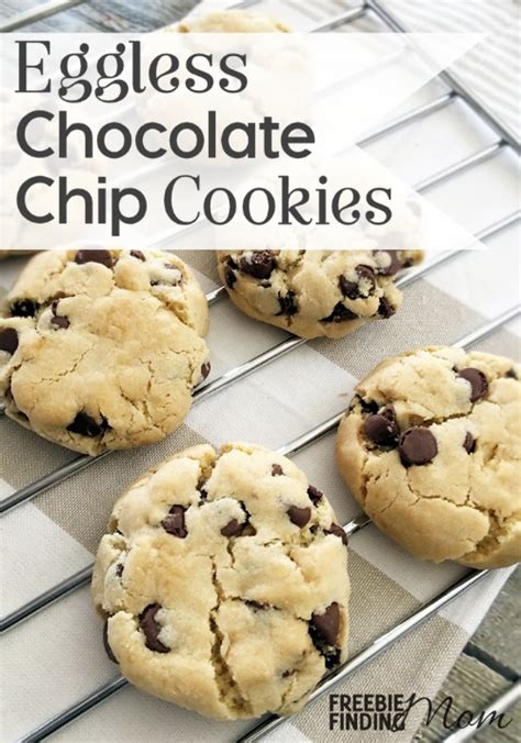 If you have egg allergies, or you are vegetarian or ran out of eggs or just avoiding eating eggs, these. Eggless Cookie Recipe: Eggless Chocolate Chip Cookies