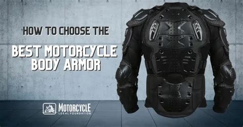 How To Choose The Best Motorcycle Body Armor Mlf Blog