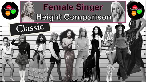 Height Comparison Classic Female Singers Youtube