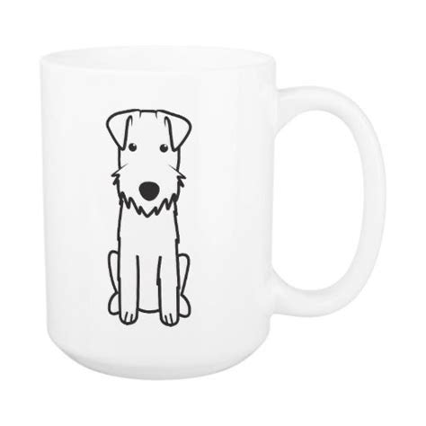 Lakeland Terrier Dog Cartoon Coffee Mug Lakeland Terrier Cartoon Dog