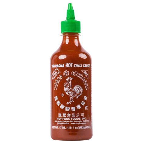 Huy Fong Sriracha Hot Chili Sauce 17 Oz Bottle
