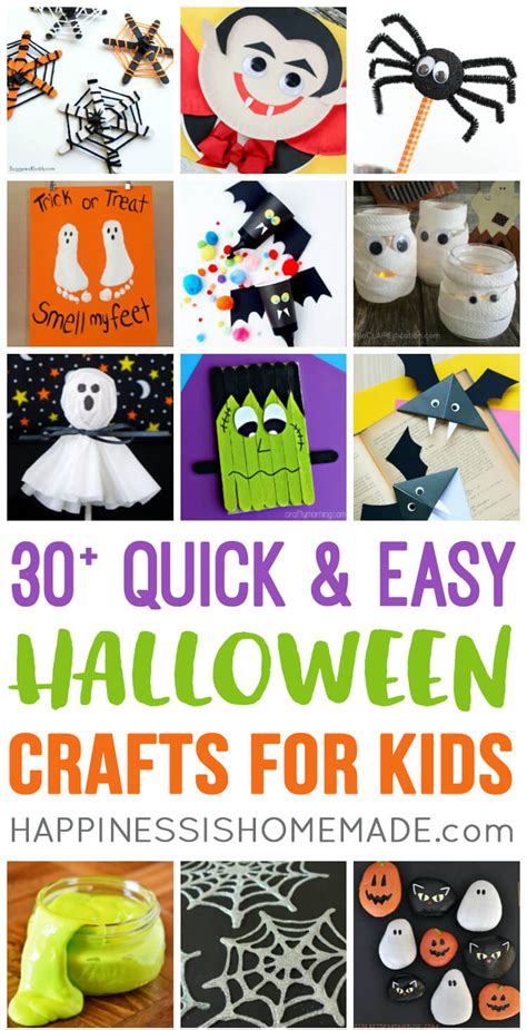 With cheesecloth, styrofoam balls along with a black. Quick & Easy Halloween Crafts for Kids - Happiness is Homemade