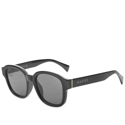 gucci eyewear gg1140sk sunglasses black and grey end