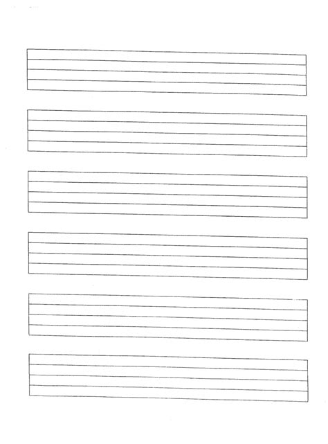 You can use any of the paper templates to print for your own use. Miss Jacobson's Music: MANUSCRIPT STAFF PAPER