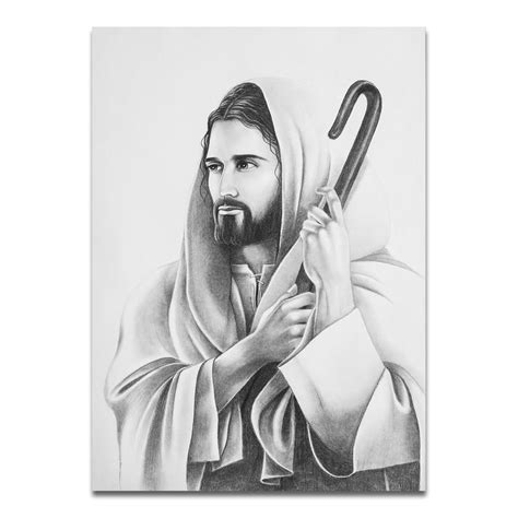 Jesus Pencil Drawing Jesus Art Pencil Drawing Drawing Of