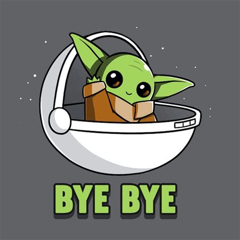 Grogu Bye Bye Yoda Drawing Yoda Sticker Yoda Wallpaper