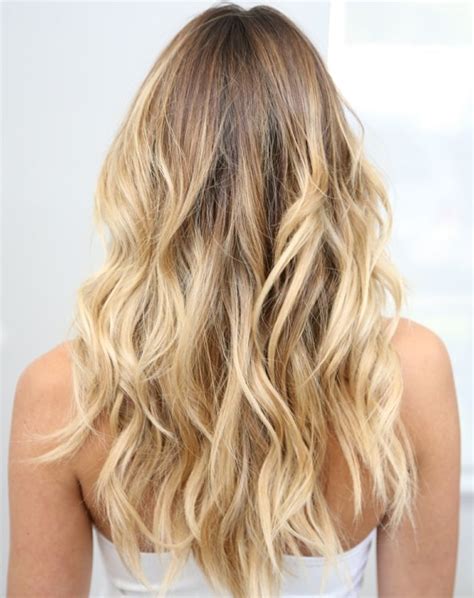 Balayage Californien Blond Polaire