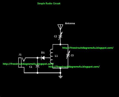 Free Circuit Diagrams 4u Simple Radio Circuit Diagram