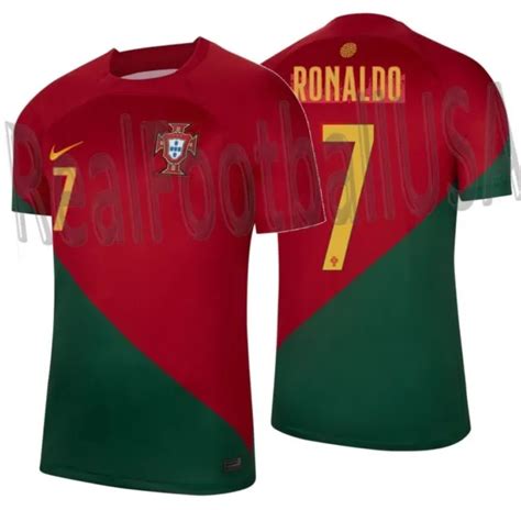 Nike Cristiano Ronaldo Portugal Home Jersey Fifa World Cup Qatar 2022