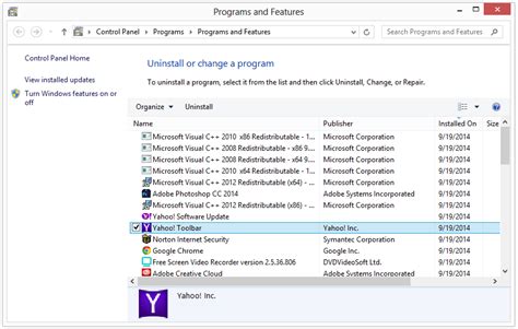 How To Remove Yahoo Toolbar Removal Guide