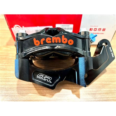 Nvx V V Original Brembo Stylema Glossy Black Pot Caliper Front Siap