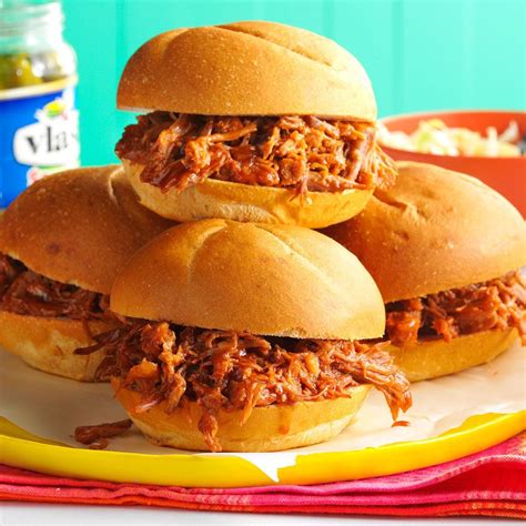 Root Beer Pulled Pork Sandwiches Recipe Taste Of Home