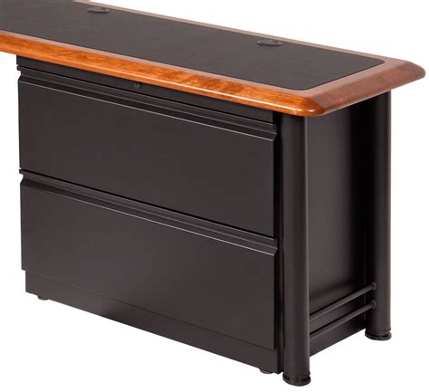 You need a workstation big enough to fit your computer, monitors, and speakers. Lateral File Cabinet for L Shaped Desks - Caretta Workspace