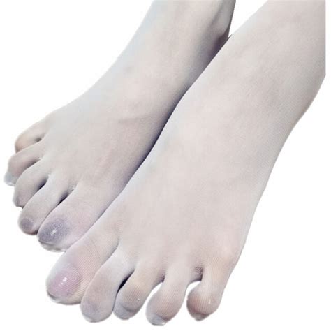 Men Women 360°seamless 5 Toe Glove Pantyhose Single Toes Separate Toes
