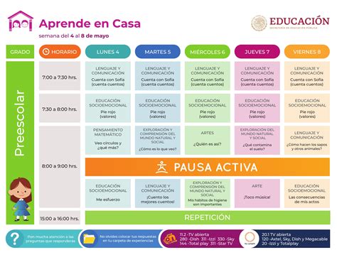 Para dar continuidad a la estrategia aprende en casa ii se han elaborado estos materiales que contienen actividades para que continúes con tus estudios. Programación y horarios aprende en casa de preescolar y ...