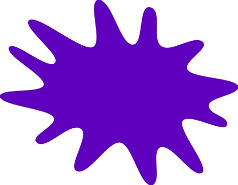 Purple Paint Splat Clip Art At Vector Clip Art Online