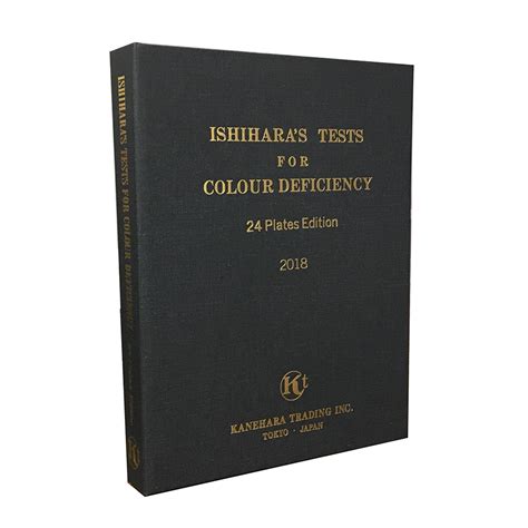 Ishihara Test Chart Book For Color Blindness 24 Plate Color Vision