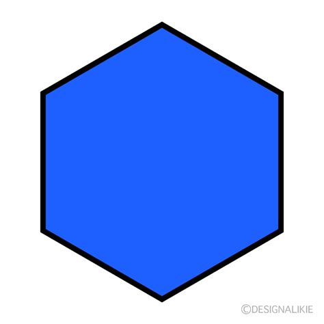 Hexagon Shape Clip Art Free Png Image｜illustoon