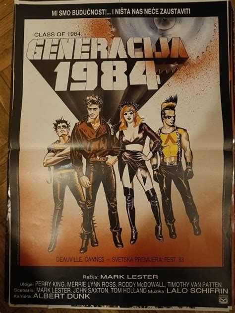 Generacija 1984 Originalni Filmski Plakat