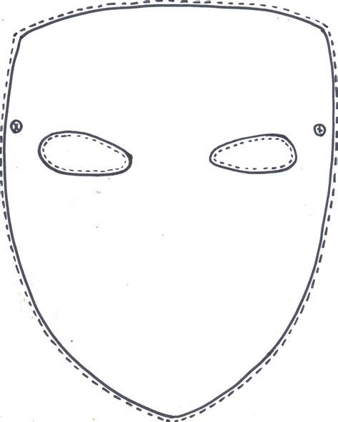 Blank Mask Template Printable Mask Template Printable Printable Masks Blank Mask
