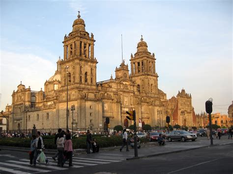The Cathedral As Seen From Madero Street In Mexico City Image Free