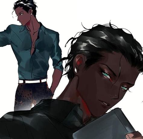 Pin By O H On Anime Guys Black Anime Characters Handsome Anime