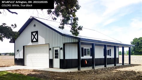 30x40x11 Cleary Suburban Building In Arlington Oh Colors White