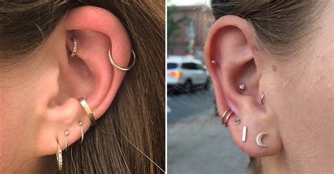 14 Dainty Piercing Ideas For Ears And Body Teen Vogue