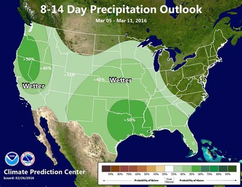 NOAAs March Weather Forecast Looks Good For The West Unofficial Networks