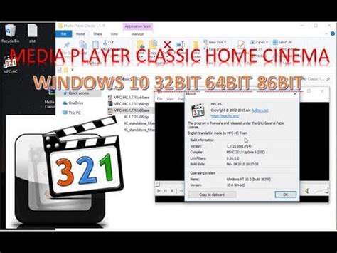 It supports most video and audio file formats media player classic be looks just like windows media player, but has many additional features. Media Player Classic Home Cinema 2018 Windows 10 32bit ...