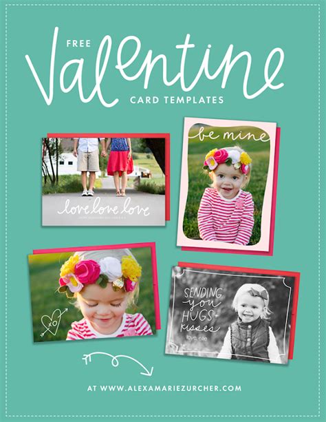 Free Valentines Day Card Templates Zurcher Co He I Party Of 5