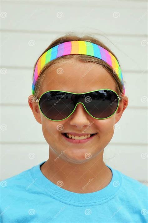 Pretty Girl In Sunglasses Stock Photo Image Of Pretty 15769338