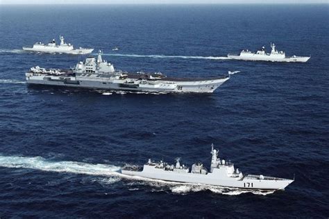 Oxuaz Корабли ВМС Китая выходят на учения в Тихий океан