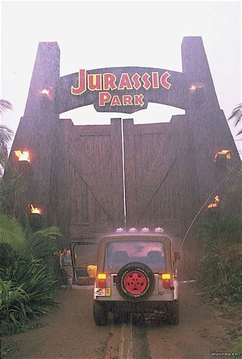 Jurassic Park Jeep License Plate 12