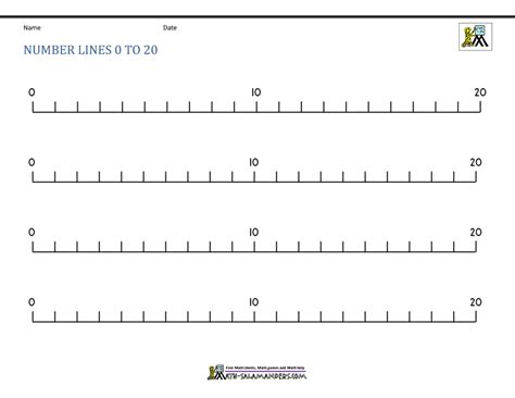 Best Templates Printable Number Line To 20 Images