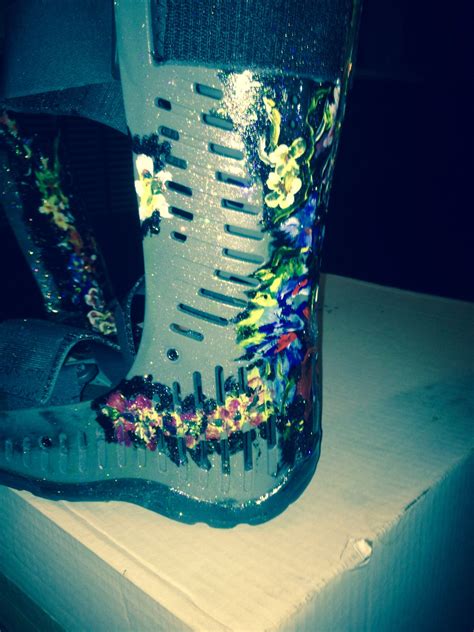 Beautiful Air Cast - Susan Kelly Haines Designs Walking Cast, Air Cast