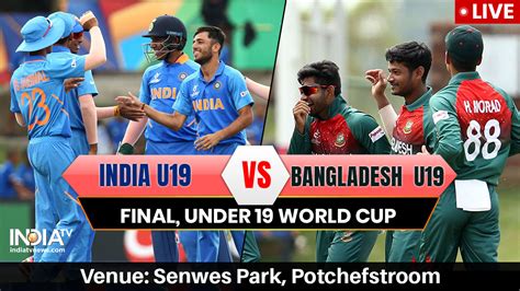 Live Match Streaming India Vs Bangladesh U19 World Cup Final Ind Vs