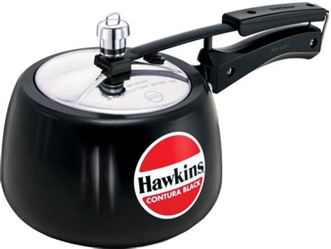 Hawkins Contura Black 3 L Pressure Cooker Price In India Buy Hawkins