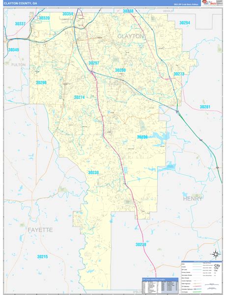 Digital Maps Of Clayton County Georgia