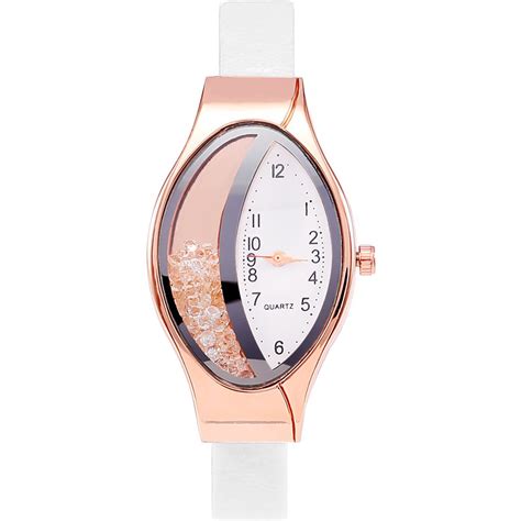buy womens fashion casual leather strap sports analog quartz wristwatch at affordable prices
