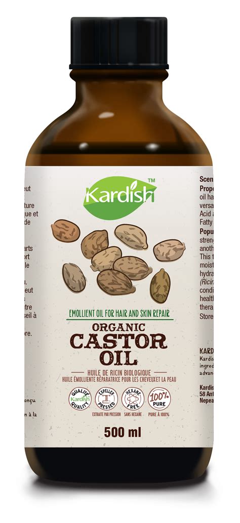 Kardish Organic Castor Oil 500ml