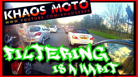 And, of course, motorcycle riders have to obey all traffic laws like all drivers. Lane Splitting Filtering is a Habit - YouTube